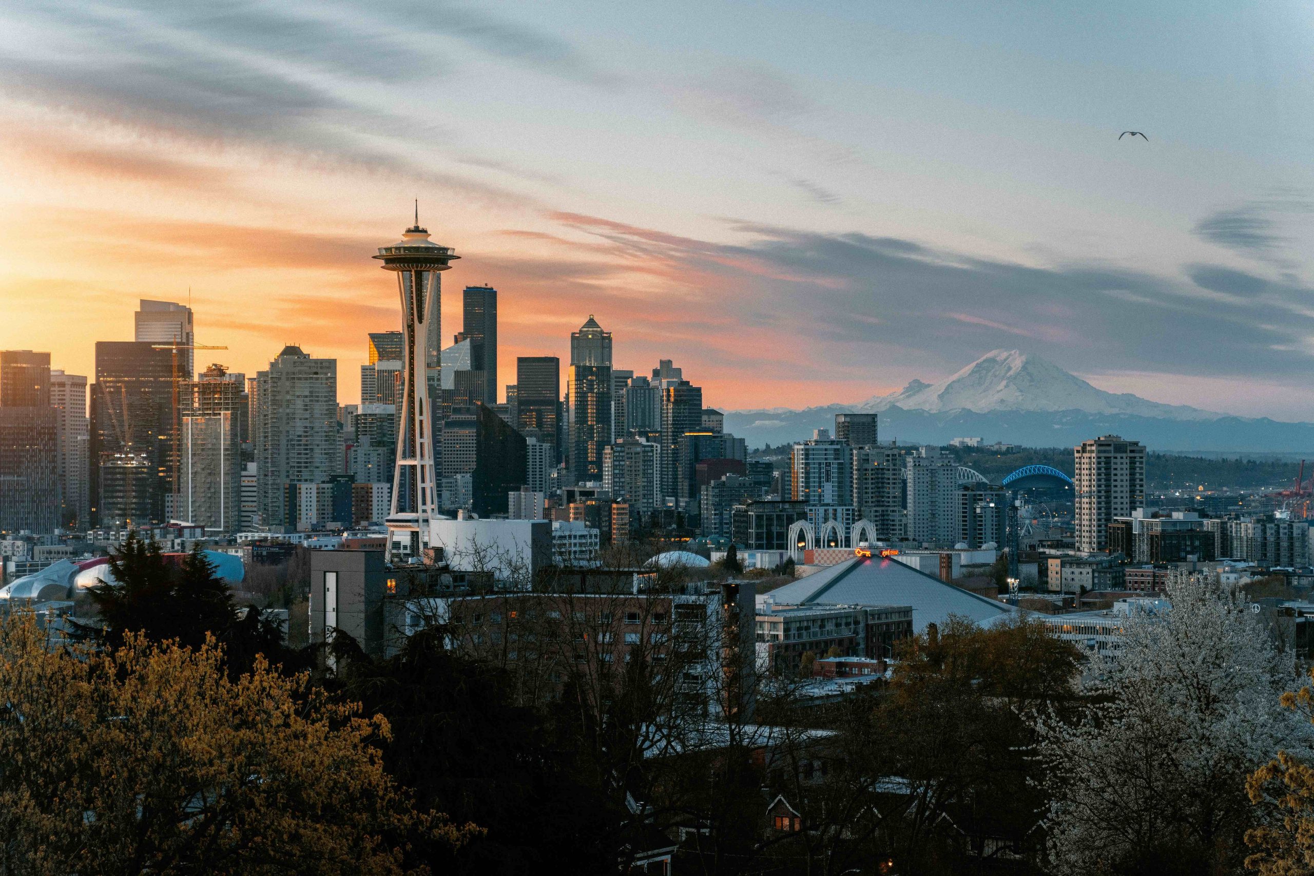 Image of space needle and Seattle skyline