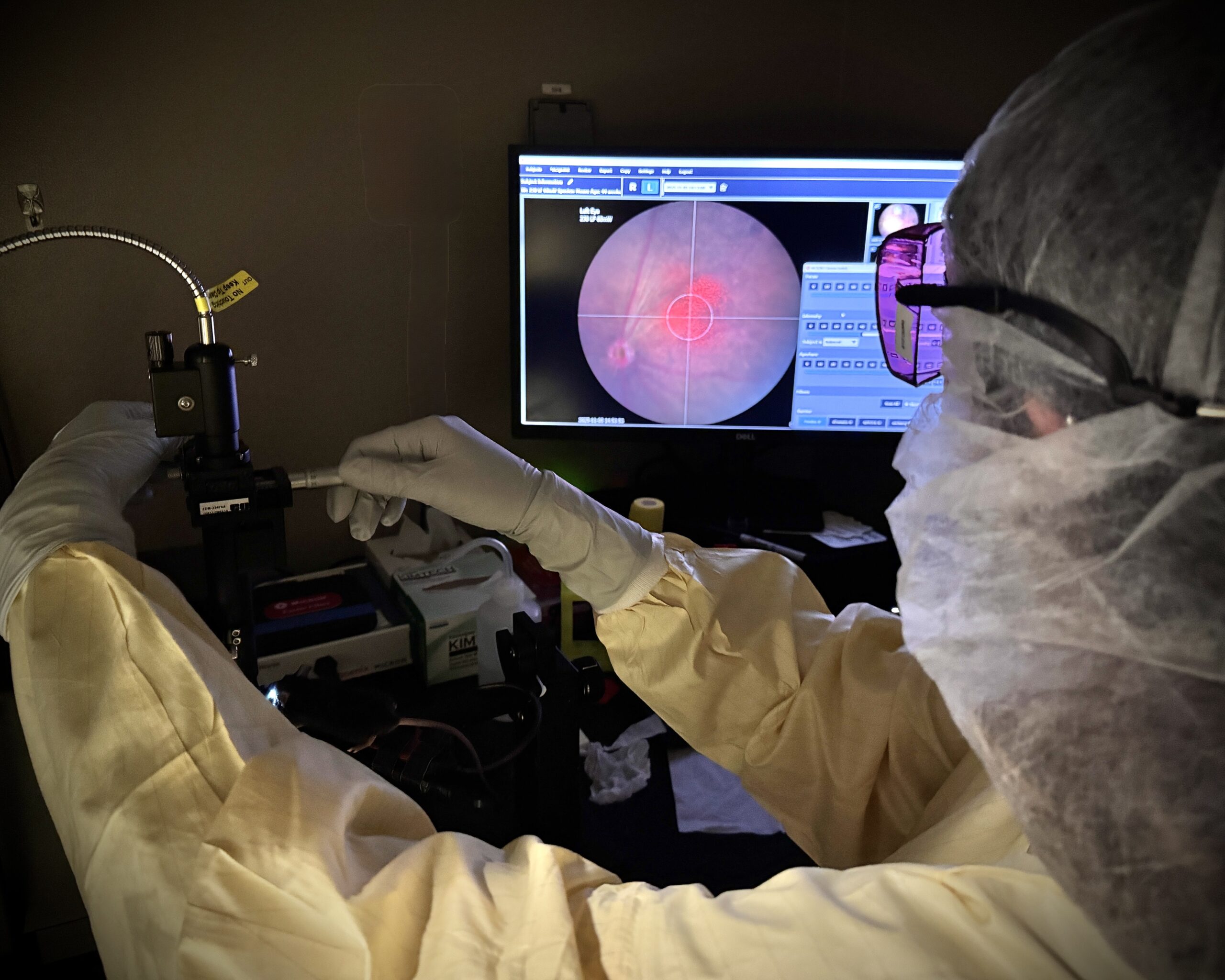 Image-guided Laser Targeting